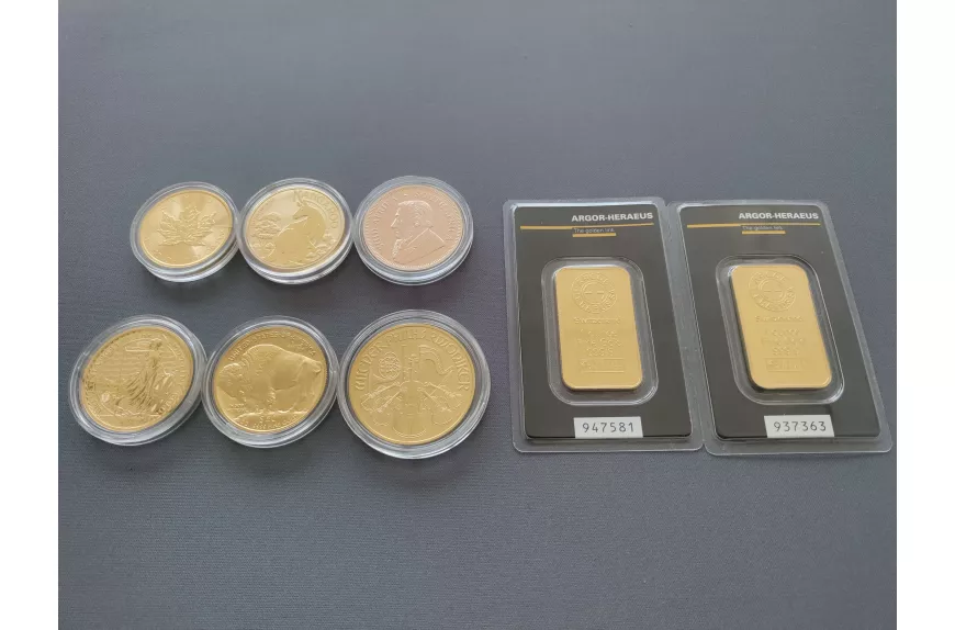 Złote monety bulionowe czy sztabki?